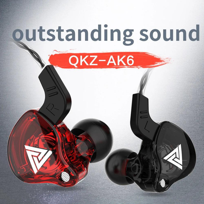 Fone de Ouvido QKZ AK6 Original com Driver de Cobre – Som HiFi, Bass Poderoso e Conforto para Esportes!