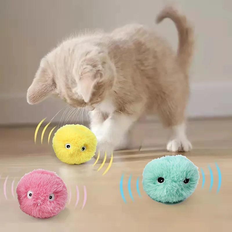 Brinquedo Interativo para Gatos – Bola Elétrica com Catnip e Som para Treinamento!