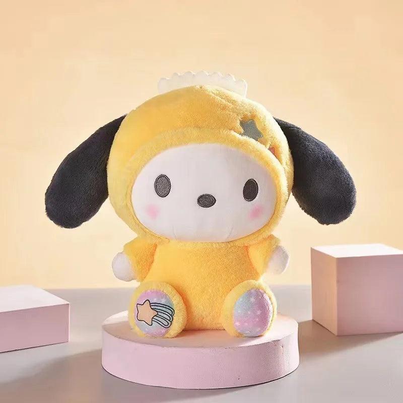 Pelúcia hello kitty Kawaii 25cm – Kuromi e Cinnamoroll, Animais de Pelúcia Macios