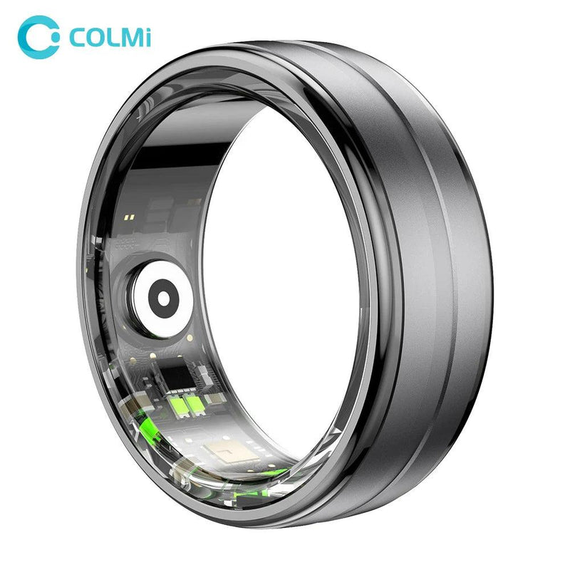 COLMI R06 Smart Ring - Monitor de Frequência Cardíaca e Oxigênio, Waterproof e Multi-Esporte