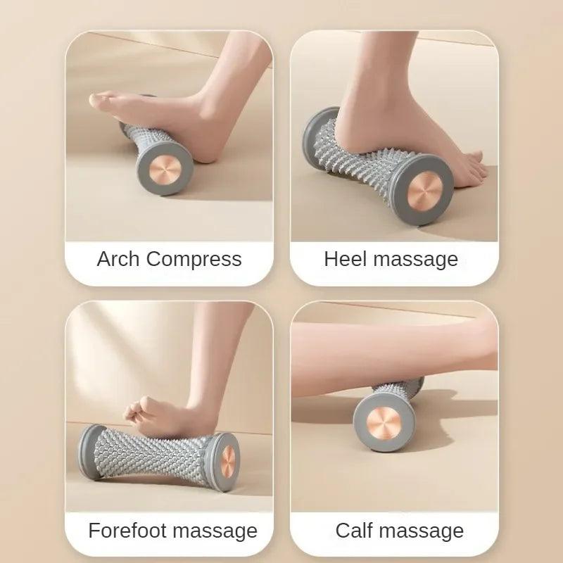 Massageador Manual para Pés – Rolo de Massagem para Relaxamento Muscular e Fáscia Plantar