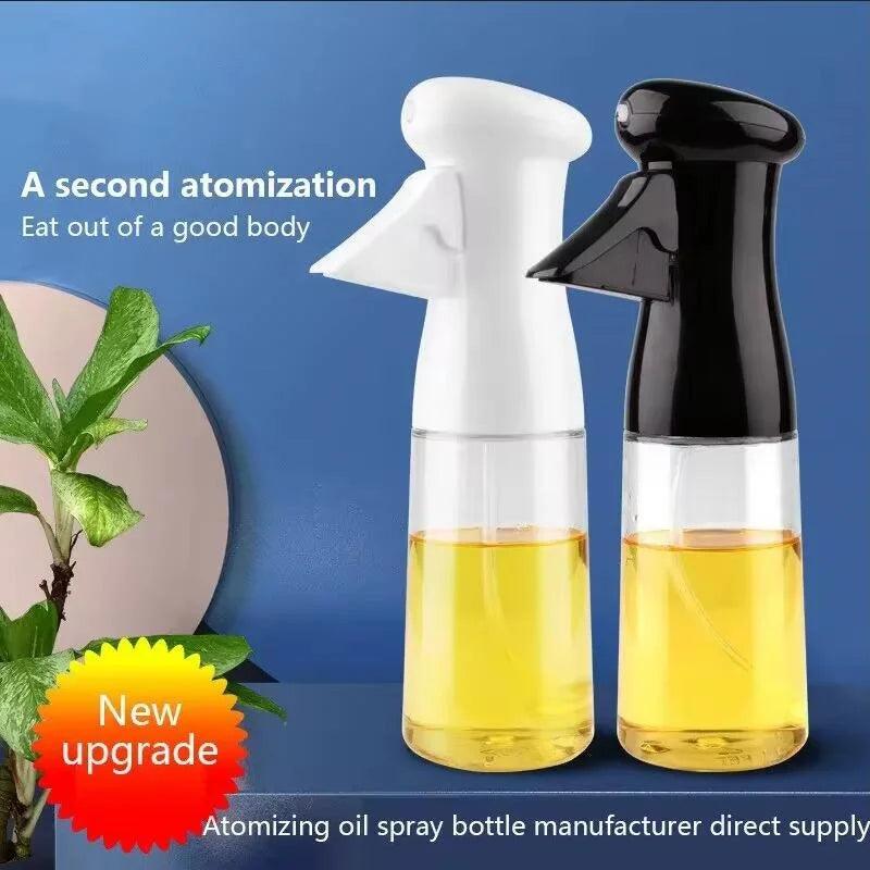 Spray Dispenser de Óleo Transparente para Cozinha - Praticidade e Precisão no Seu Dia a Dia!