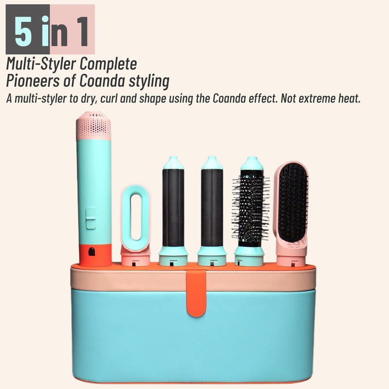 5 em 1 Multi Styler: Secador, Alisador e Modelador de Cabelos em um Só Produto!