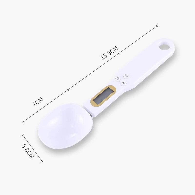 Mini Spoon Scale: Balança Digital para Cozinha - Medição Precisa de Ingredientes (0.1-500g)