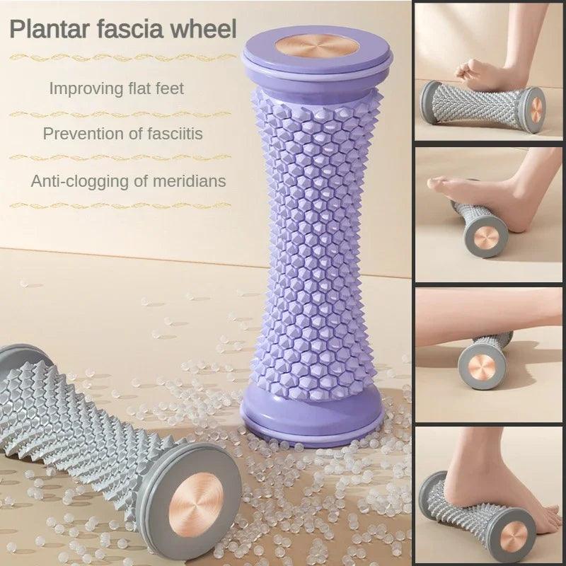 Massageador Manual para Pés – Rolo de Massagem para Relaxamento Muscular e Fáscia Plantar