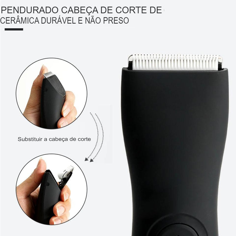 Aparador de Pelos Corporais Masculino e Feminino – Para Bikini, Axilas, Corpo e Área Íntima, Design Prático e Eficiente!